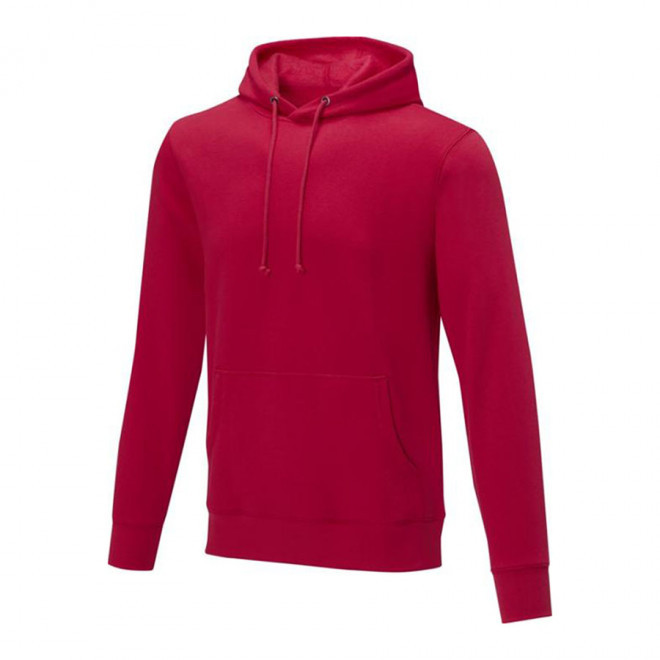 SWEAT-SHIRT A CAPUCHE HOMME PUBLICITAIRE 'ZERIA' - rouge