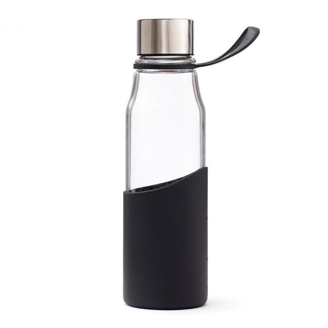 BOUTEILLE PUBLICITAIRE VERRE 550 ML 'DESALEAN' - noir