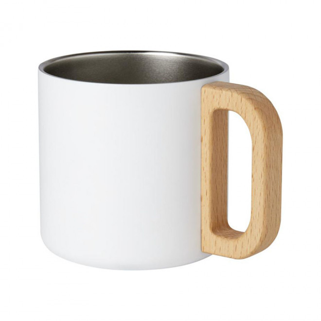 MUG ACIER PUBLICITAIRE 'JORNA' 4 JOURS - blanc