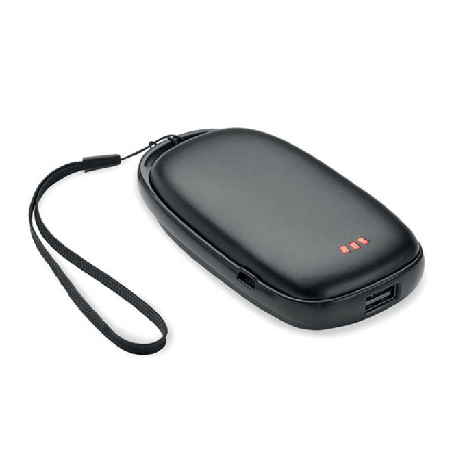 CHAUFFERETTE POWERBANK PUBLICITAIRE  'WINTERTI' - noir