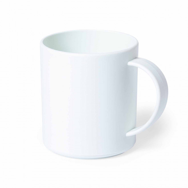 MUG 350 ML PERSONNALISABLE 'CHOCOLATO PLA' - blanc