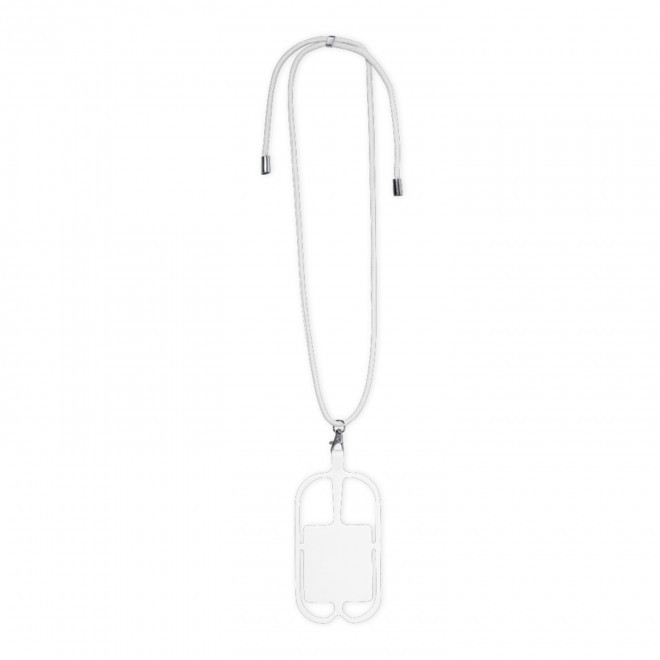 TOUR DE COU PUBLICITAIRE POUR TELEPHONE 'BYSEL'  - blanc