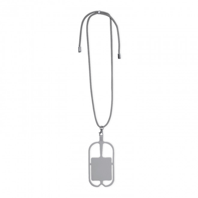 TOUR DE COU PUBLICITAIRE POUR TELEPHONE 'BYSEL'  - gris