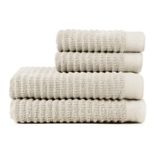 SET DE 4 SERVIETTES PUBLICITAIRE 'PRECISSO' - blanc cassé