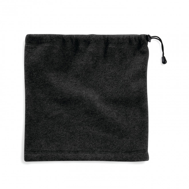 BONNET CACHE COU POLAIRE PERSONNALISABLE 'COMBO' - noir