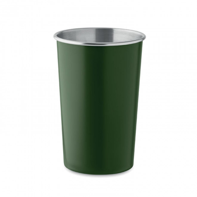 GOBELET ACIER INOX PUBLICITAIRE'SAMILO RECYCLE' - vert foncé