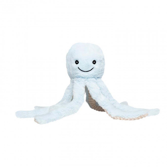 PELUCHE RPET PIEUVRE PERSONNALISABLE 'FLOPI' - bleu pastel