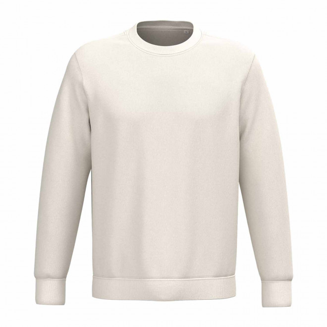 SWEAT-SHIRT MIXTE PERSONNALISABLE COL ROND 'NATIF' - ivoire