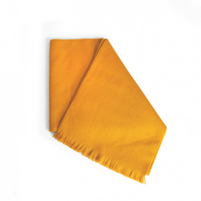 ECHARPE FAB.FRANCE PERSONNALISABLE 'HIBERNOL' - jaune