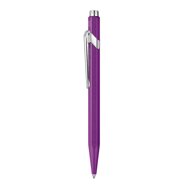 STYLO BILLE PUBLICITAIRE CARAN DACHE 'COLORMAT-X' - violet