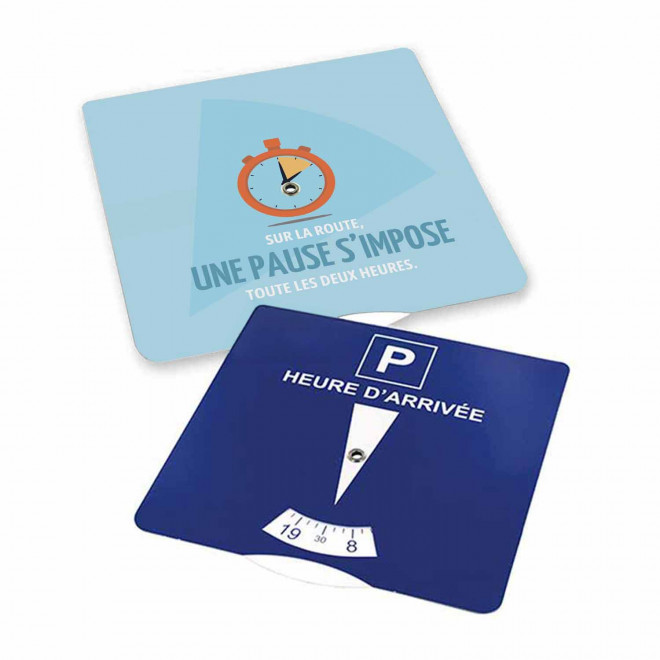 DISQUE DE STATIONNEMENT PUBLICITAIRE 'APARKA PAUSE' - pause