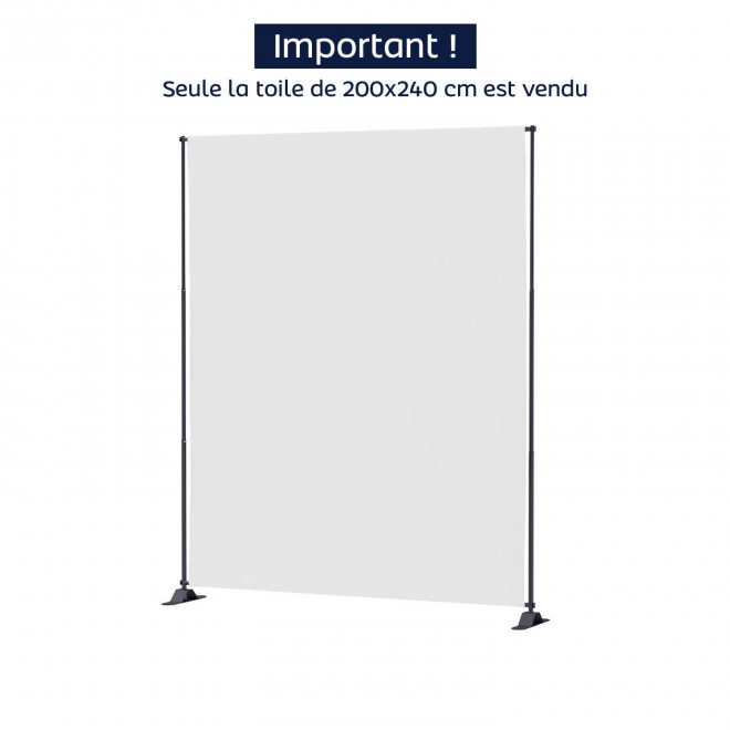 TOILE PHOTOCALL PERSONNALISABLE 'AEROTO' - blanc taille 2