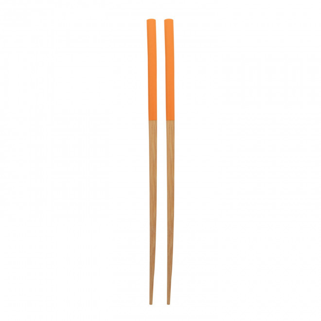 BAGUETTES PERSONNALISABLE EN BAMBOU 'BOLSU' - orange