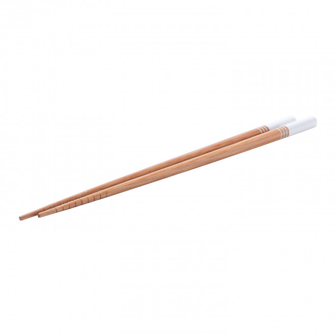 BAGUETTE EN BAMBOU PERSONNALISABLE 'BOLSO' - blanc