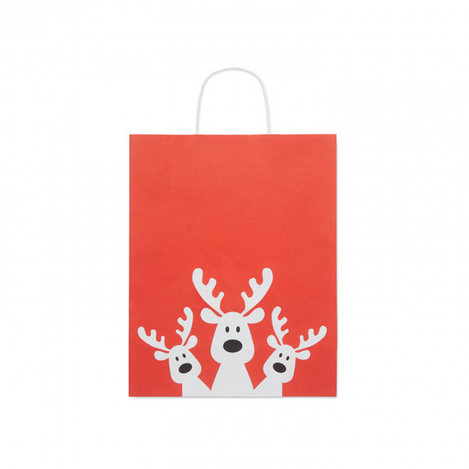 SAC CADEAU PAPIER PERSONNALISABLE 'KADO' - 25x11x32cm