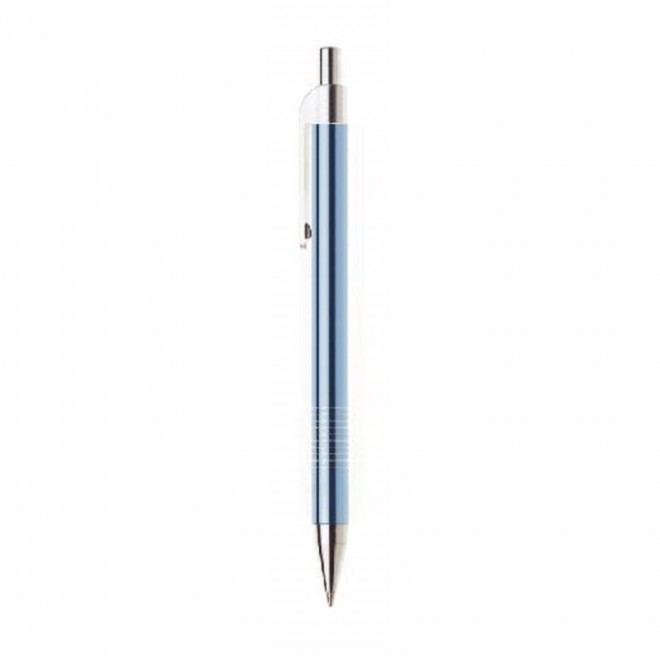 STYLO EN METAL PERSONNALISE 'JURA' - bleu clair