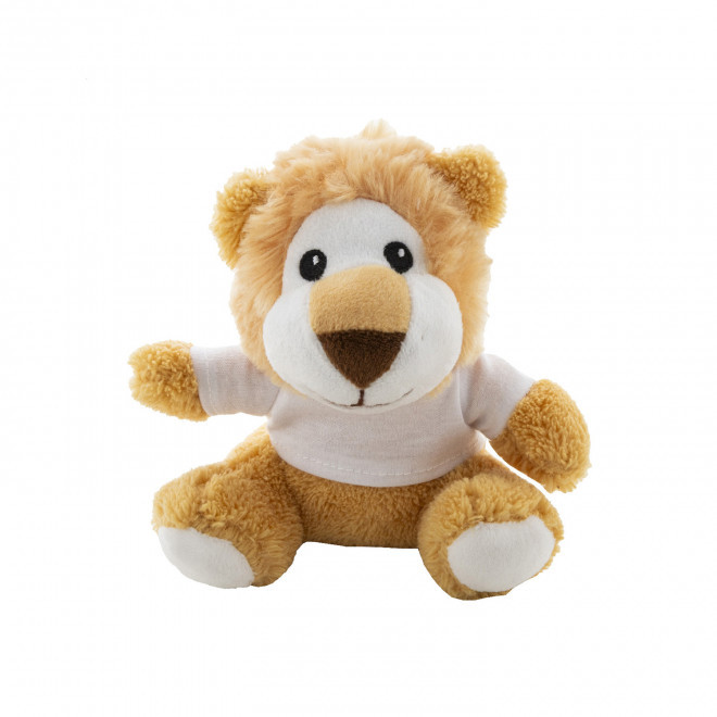 PELUCHE RPET PERSONNALISABLE 'CHACHA' - lion