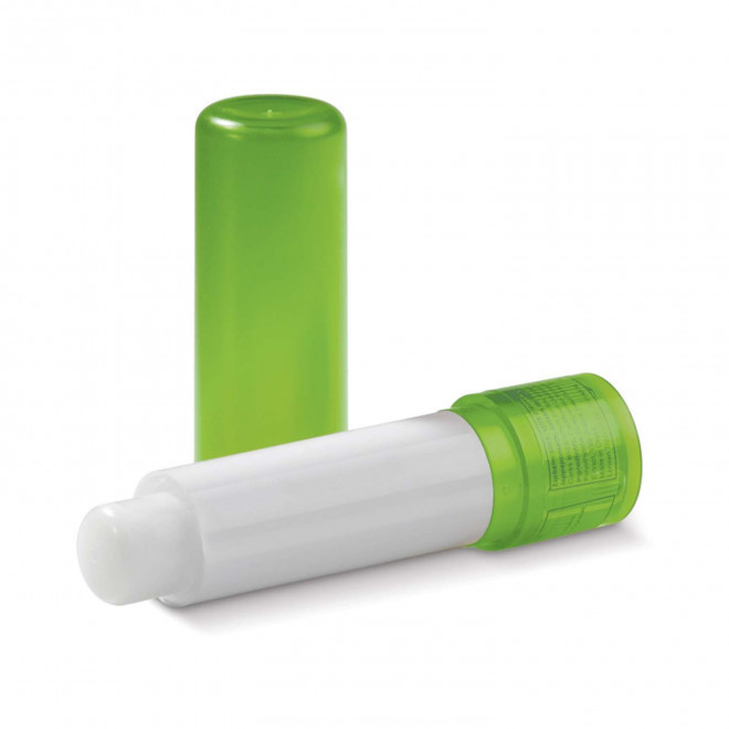 BAUME À LEVRES PUBLICITAIRE HYDRATANT EN STICK 'ISABELLA' 4J - vert