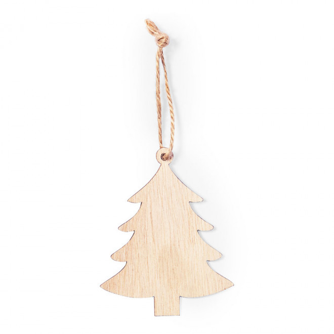 ORNEMENTS PERSONNALISABLE EN BOIS NOEL 'HOUTO' - sapin