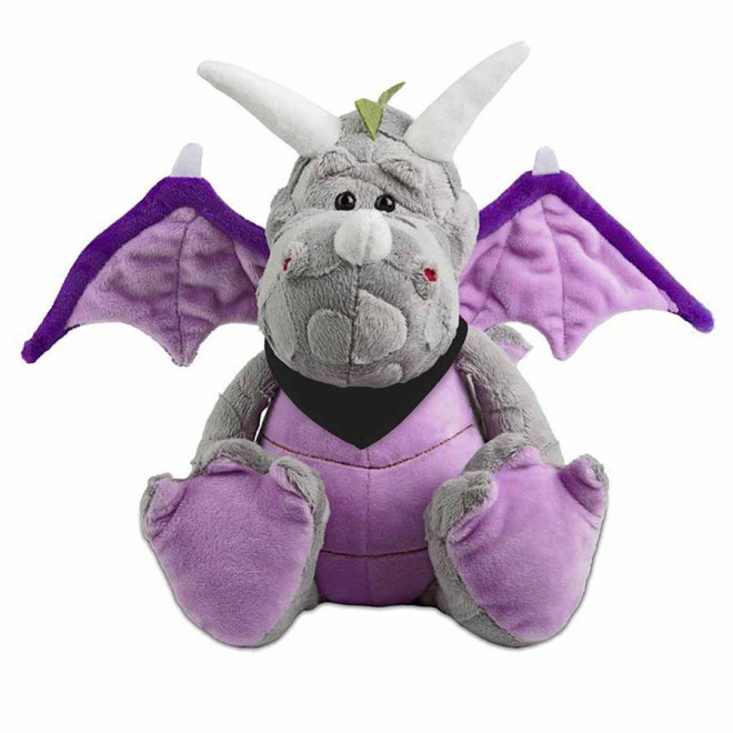 PELUCHE DRAGON PERSONNALISABLE 'ZOVA BANDANA' - noir