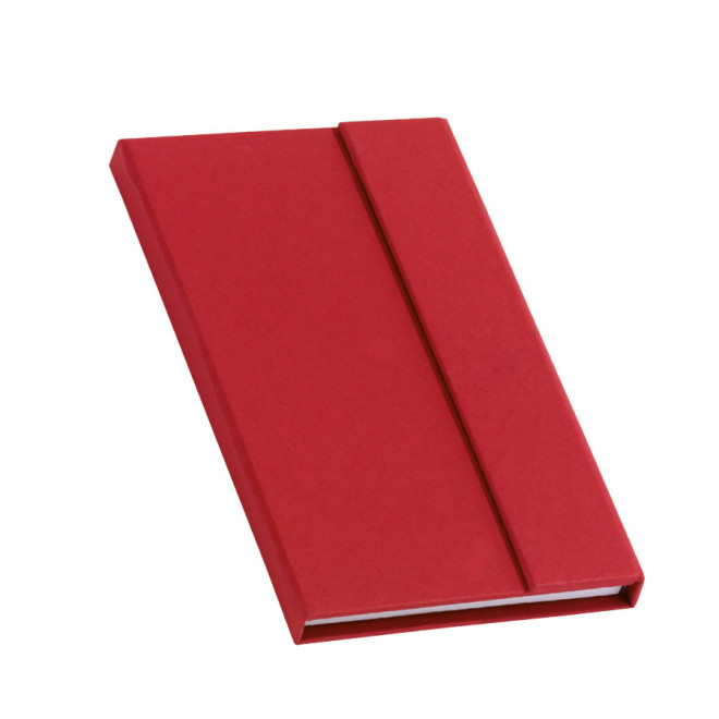 BLOC MEMO ET MARQUE PAGES PERSONNALISABLE 'MAY' - rouge