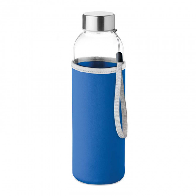 BOUTEILLE VERRE/NEOPRENE PERSONNALISABLE 'BOCA GLASS' 4J - bleu