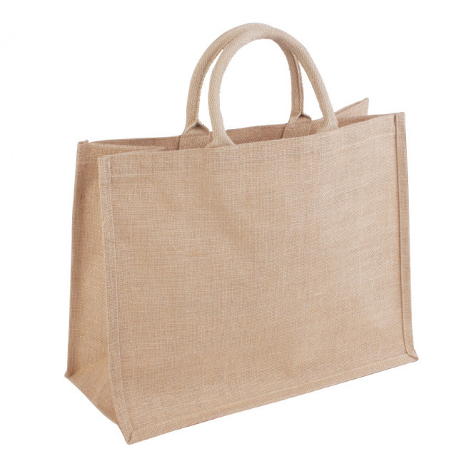 CABAS EN JUTE PERSONNALISÉ 'HAORA' - naturel