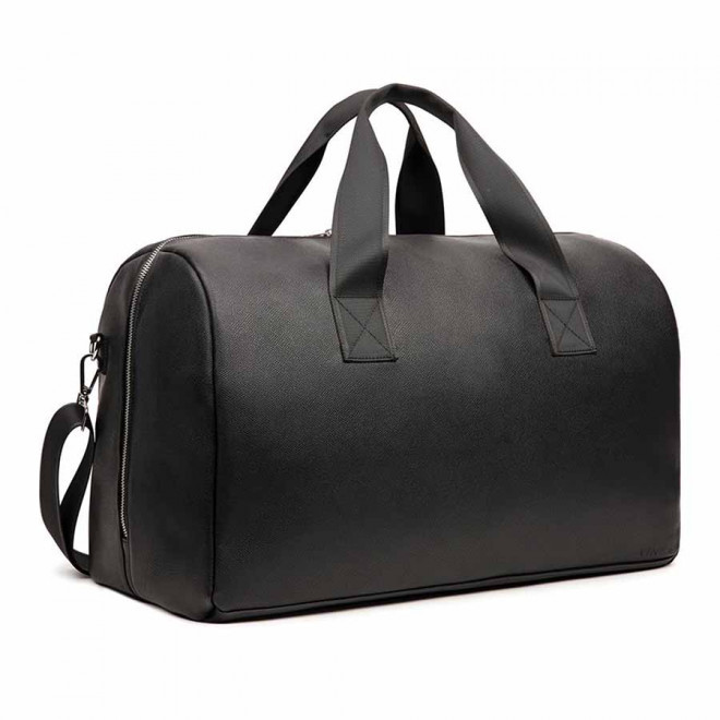 SAC DE VOYAGE PERSONNALISABLE EN PU RECYCLE 'LOKAS' - noir