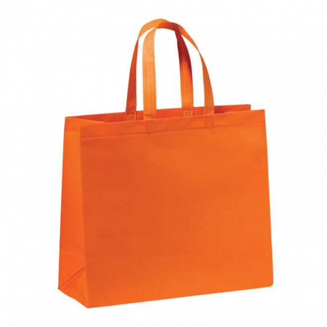 CABAS PUBLICITAIRE ANSES LONGUES 'VILLA'  - orange