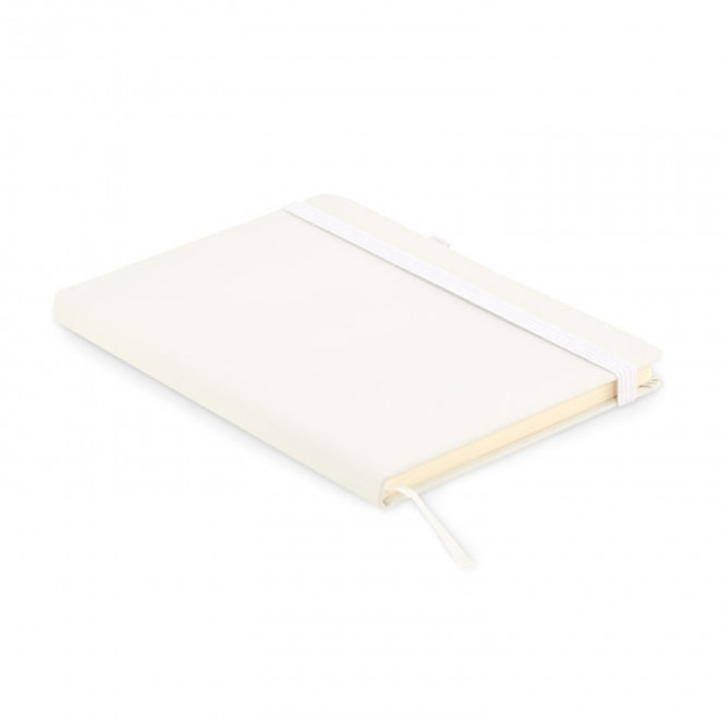 CARNET A5 PERSONNALISABLE 'LUGGATE' 4J - blanc