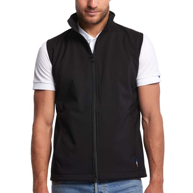 SOFTSHELL BW HOMME MUSTAGHATA® PERSONNALISABLE 'SEMNOZ' - noir