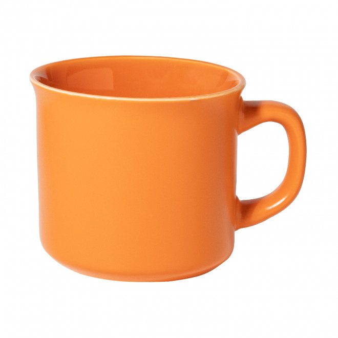 MUG EN CERAMIQUE 300ML PERSONNALISABLE 'BROBY COLOR' - orange