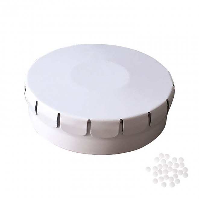 EXPRESS 48H - BOITE A BONBONS BIO 'CLIC CLAC' - blanc mat