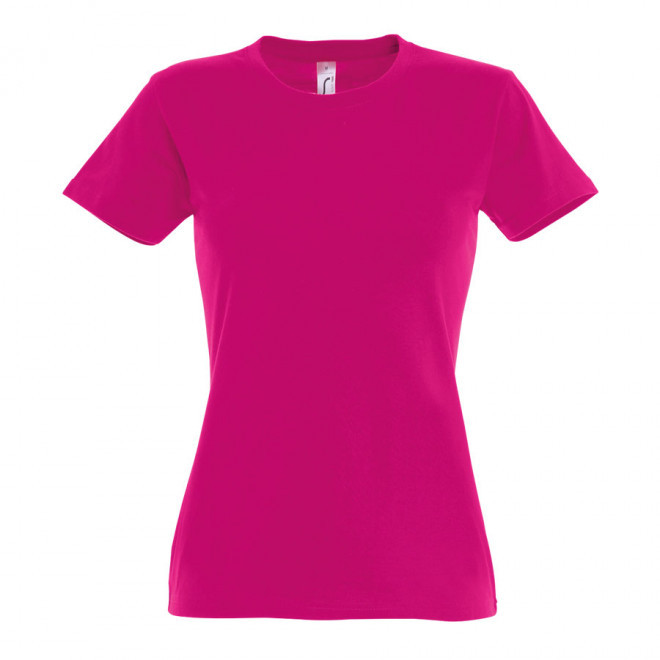 TEE-SHIRT COULEUR FEMME 'IMPERIAL' 190 GR/M² - fuchsia