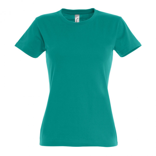 TEE-SHIRT COULEUR FEMME 'IMPERIAL' 190 GR/M² - émeraude