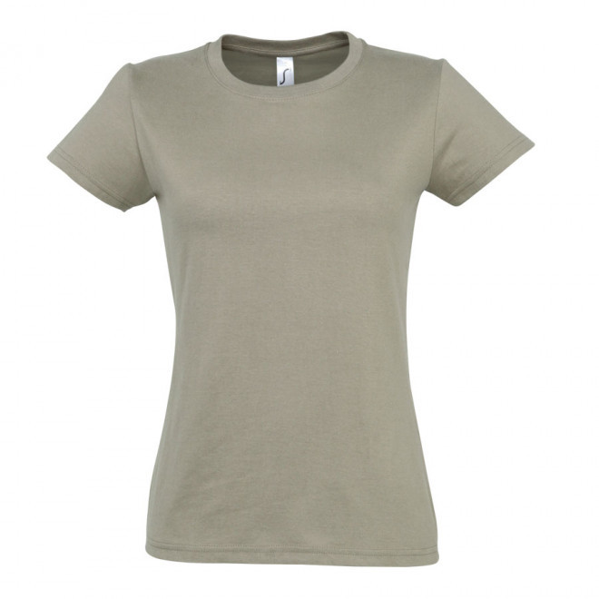 TEE-SHIRT COULEUR FEMME 'IMPERIAL' 190 GR/M² - kaki