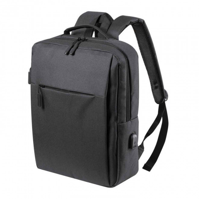 SAC A DOS CONNECTE PERSONNALISABLE 'MALKIN' - noir