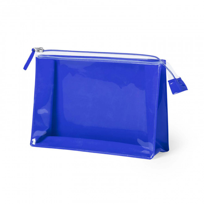 TROUSSE DE TOILETTE PERSONNALISABLE 'AHO' - bleu