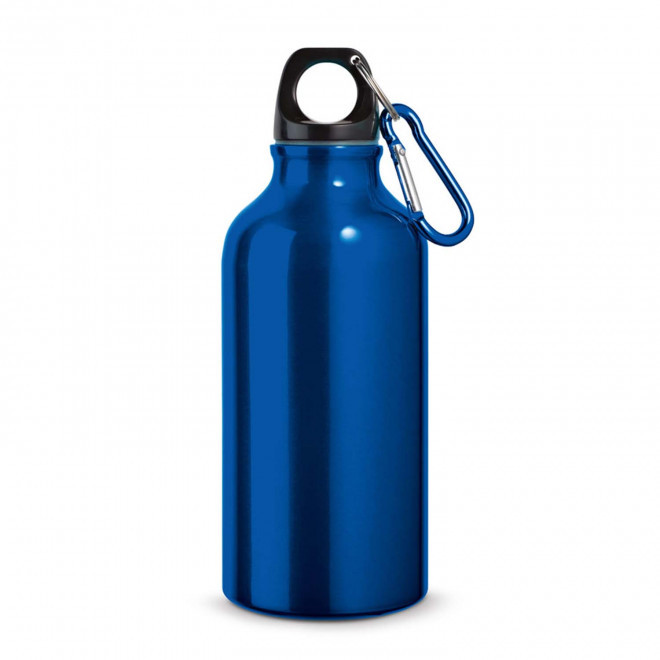 GOURDE PERSONNALISABLE EN MÉTAL 400 ML 'EVEREST' - bleu royal