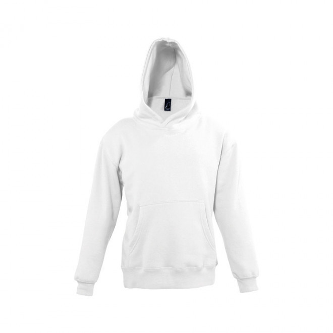 SWEAT-SHIRT CAPUCHE PUBLICITAIRE ENFANT 'SLAM' - blanc