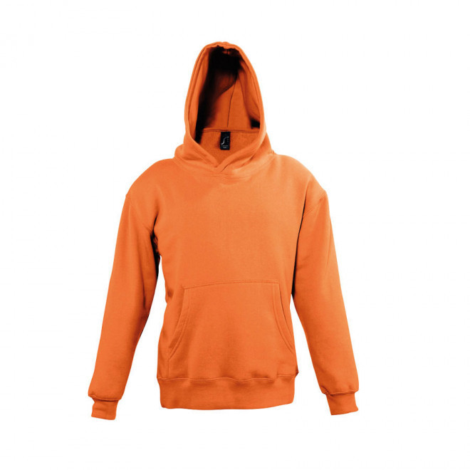 SWEAT-SHIRT CAPUCHE PUBLICITAIRE ENFANT 'SLAM' - orange