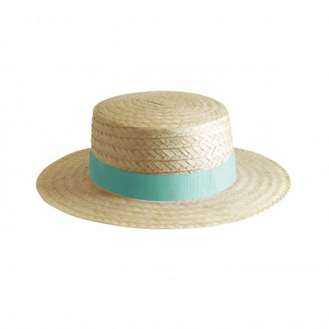 CHAPEAU CANOTIER PERSONNALISABLE 'CANOTA EU' - bleu ciel