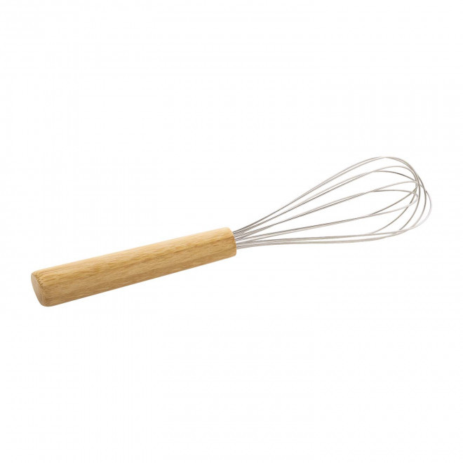 FOUET DE CUISINE MANCHE BAMBOU PERSONNALISABLE 'OEUF' - beige