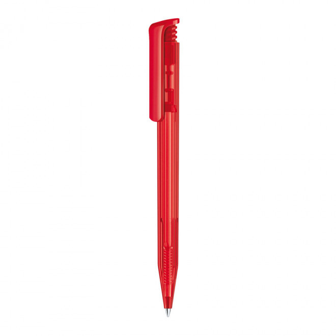 EXPRESS 24H - STYLO PERSONNALISABLE SENATOR® 'SUPER HIT' CLEAR - rouge