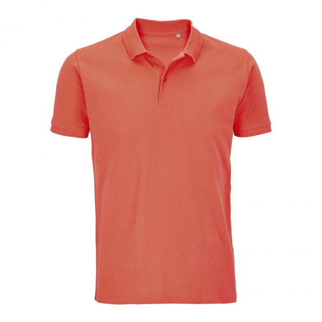 POLO PUBLICITAIRE HOMME 'PLANET' COULEUR 170 GR/M² - orange pop