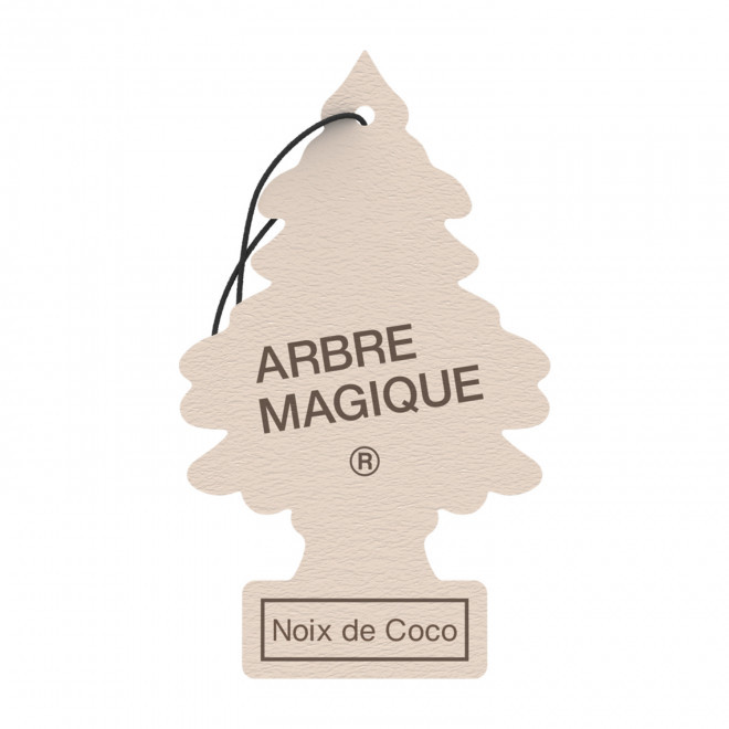DESODORISANT ARBRE MAGIQUE PERSONNALISABLE 'SAPIN' - noix de coco