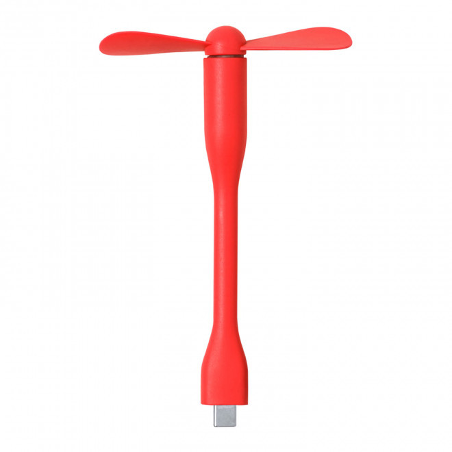 MINI VENTILATEUR PERSONNALISABLE TELEPHONE 'ARIAZI' - rouge