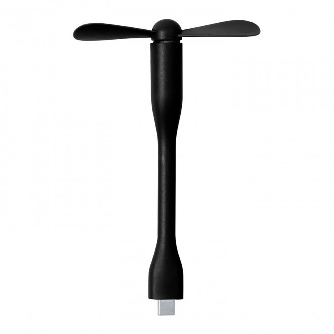 MINI VENTILATEUR PERSONNALISABLE TELEPHONE 'ARIAZI' - noir