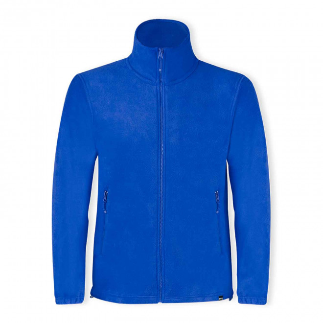 VESTE POLAIRE ZIPPEE PERSONNALISABLE RPET 280GR 'CORALI' - bleu