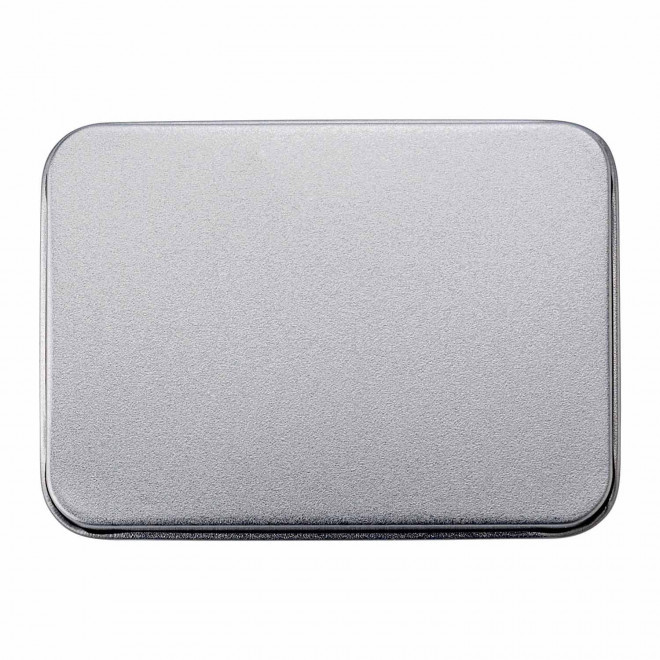 JEU DE 54 CARTES PUBLICITAIRE DANS BOITE EN ETAIN 'AMIGO' - argenté